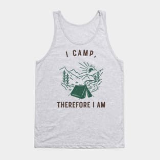 funny outdoorsmen Adventure I camp Tank Top